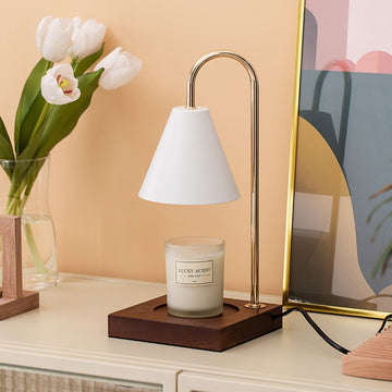 Wooden Melting Wax Candle Lamp