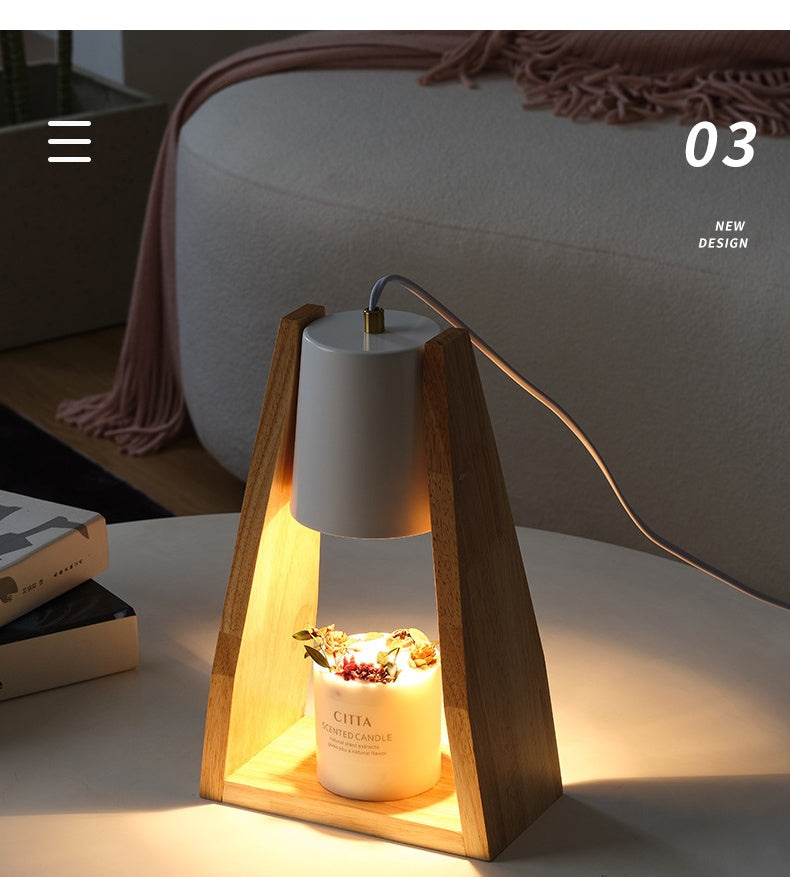 Japandi Candle Lamp