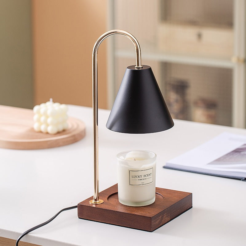 Wooden Melting Wax Candle Lamp