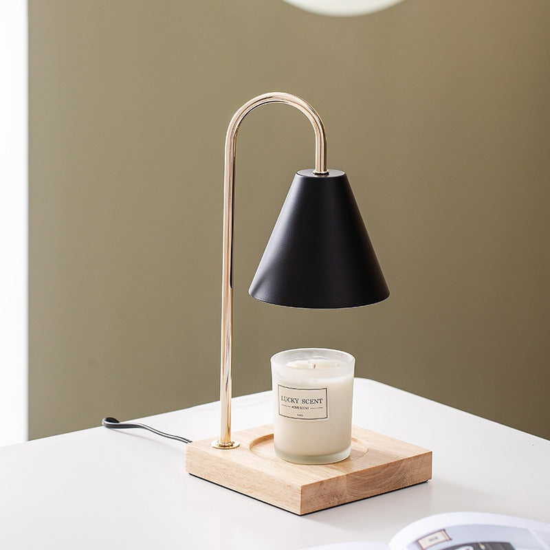 Wooden Melting Wax Candle Lamp